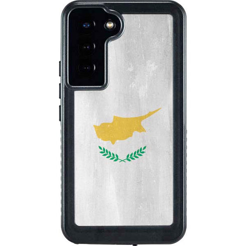 Cyprus Flag Distressed Galaxy S23 Plus Waterproof Case